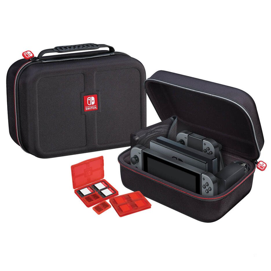 NINTENDO SWITCH GAME TRAVELER DELUXE SYSTEM CASE BLACK thumbnail 2