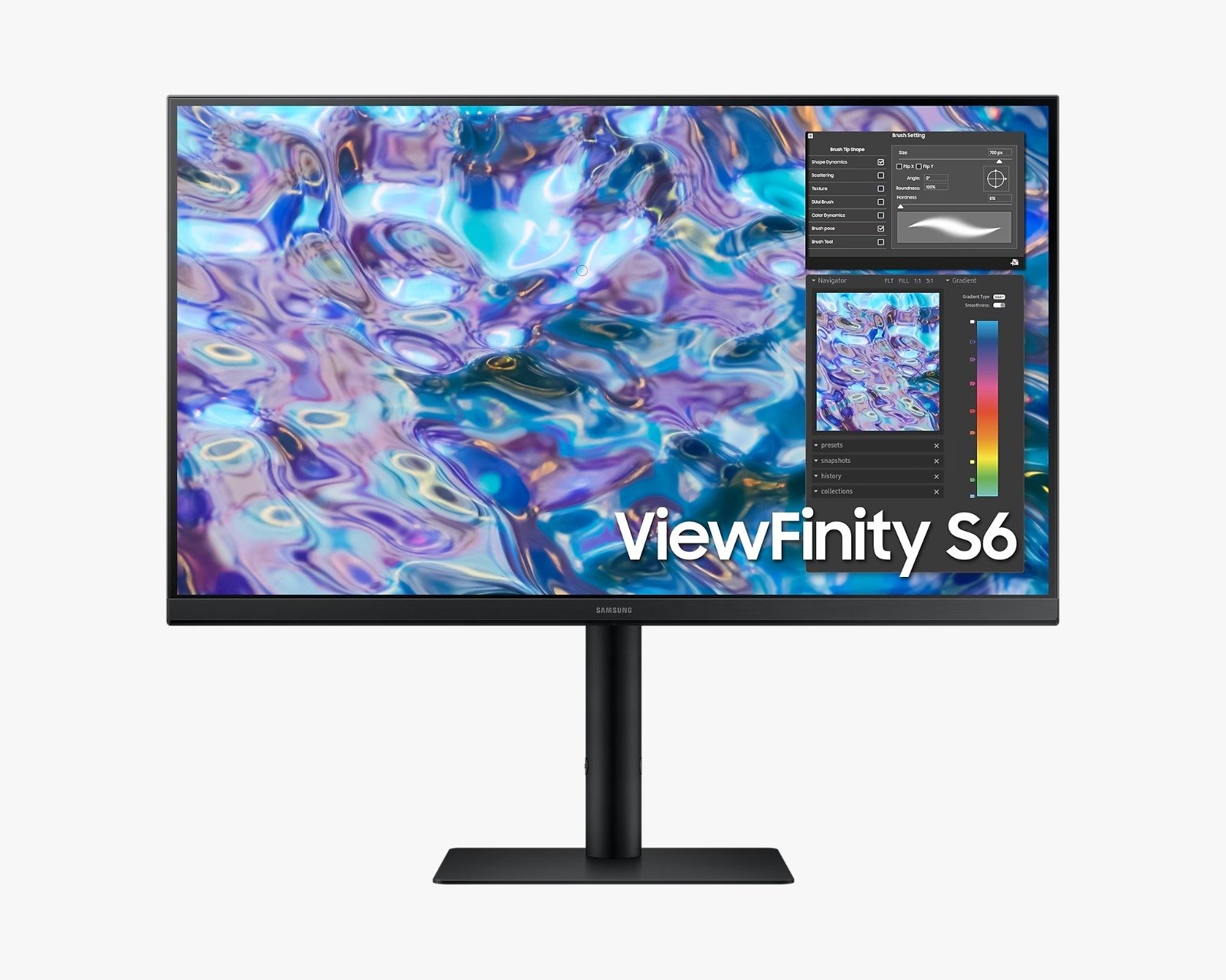 Samsung ViewFinity Monitor 27-Inch - SB16 LS27B610EQMXUE thumbnail 2