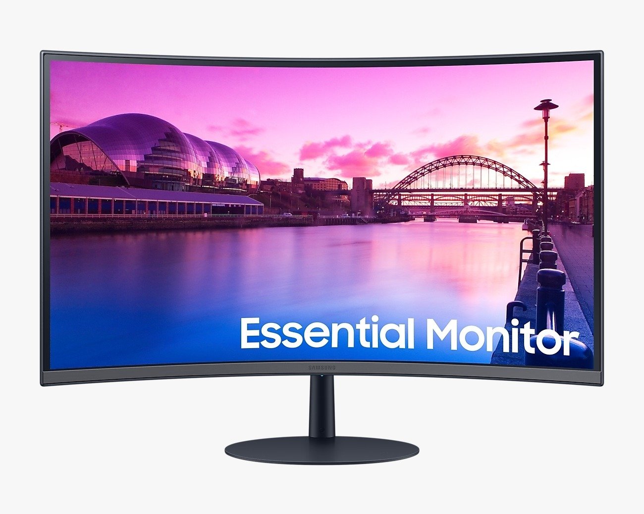 Samsung S3 Essential Mainstream Curved Monitor 32-Inch - LS32C390EAMXUE thumbnail 2