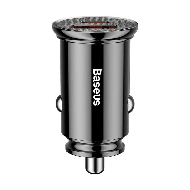 BASEUS CAR CHARGER USB TYPE-C 30W BLACK CCAL-YS01 thumbnail 2
