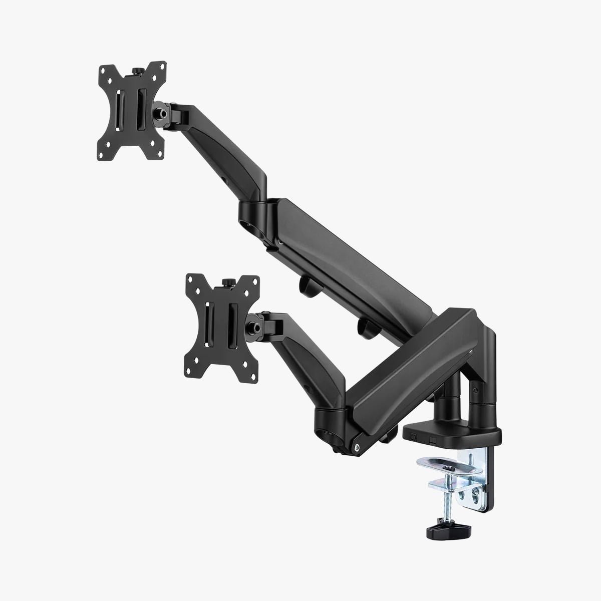 GAMEON DUAL MONITOR ARM STAND AND MOUNT FOR GAMING AND OFFICE USE BLACK GO-5350 thumbnail 2