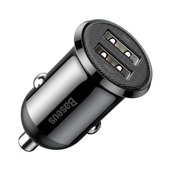 Baseus Grain Pro Car Charger Dual USB 4.8A CCALP thumbnail 2