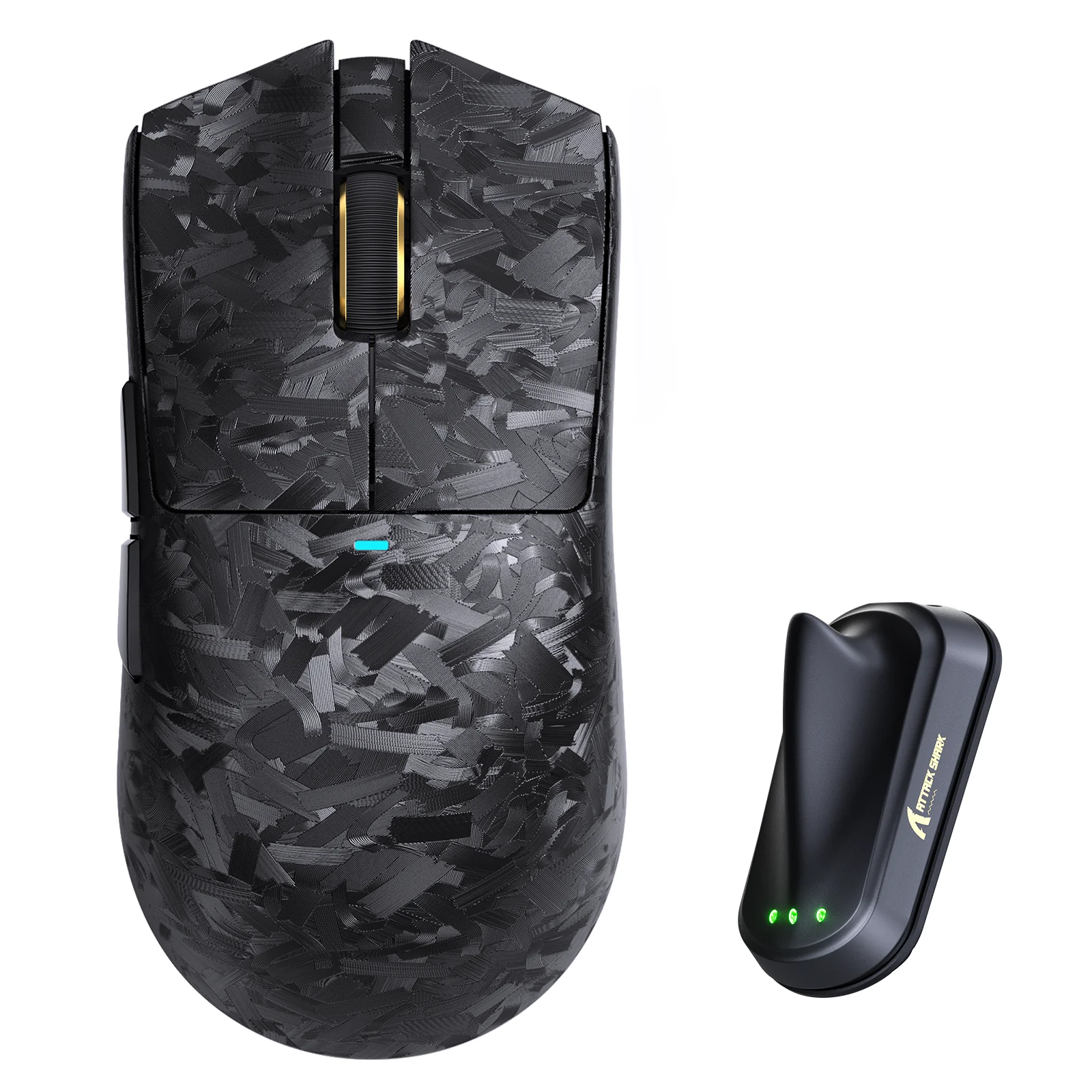 ATTACK SHARK X11 ULTRA NORDIC 54L15 WIRELESS GAMING MOUSE BLACK PAW-3950 MAX thumbnail 2