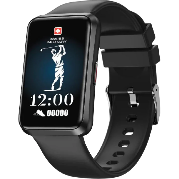 SWISS MILITARY RHINE 2  WATCH WITH SMART BAND BLACK SM-BAND-RHINE2-BLKFSIS thumbnail 2