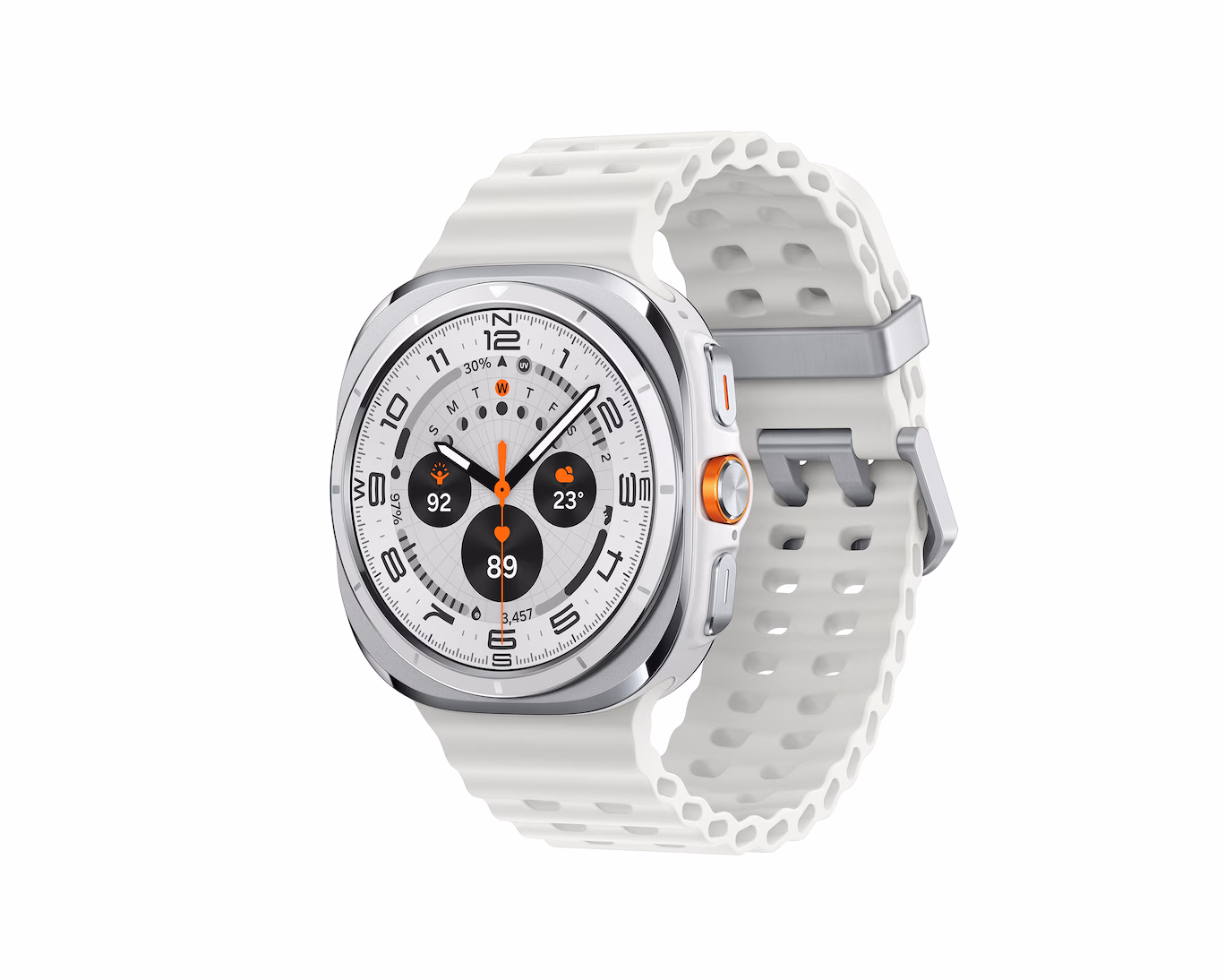 SAMSUNG GALAXY WATCH ULTRA (2025) 47MM LTE TITANIUM WHITE SM-L705FZS1XSG thumbnail 2