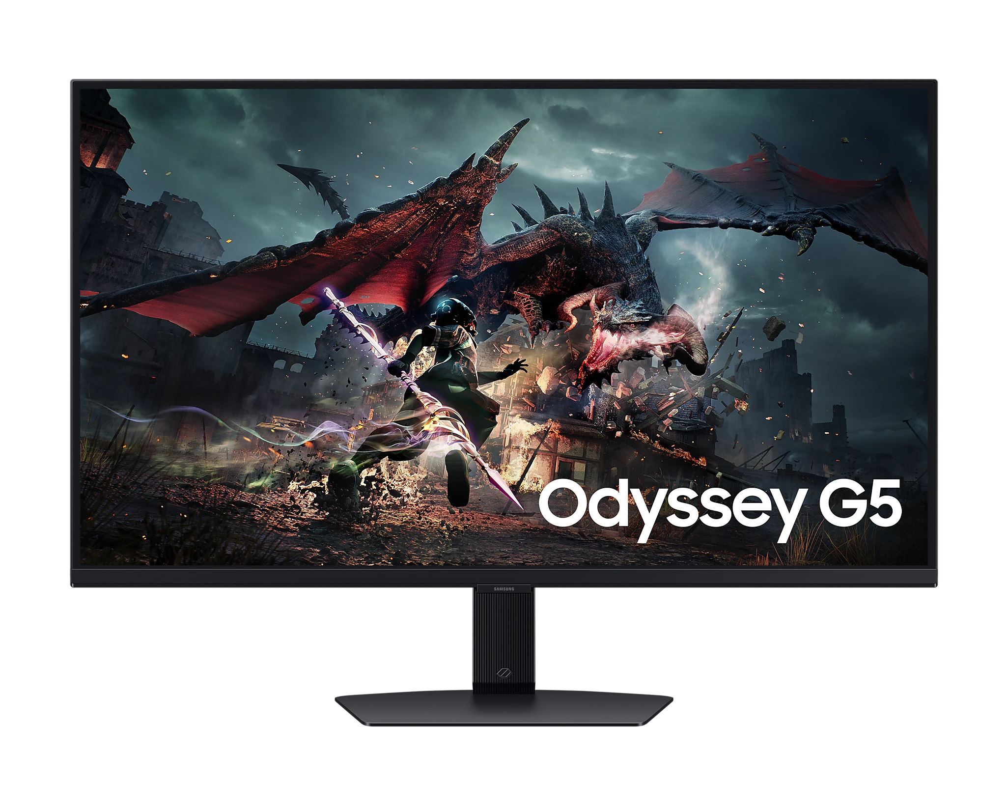 Samsung Odyssey G5 32" Flat Gaming Monitor - LS32DG502EM, 180Hz, QHD, HDR10 thumbnail 2