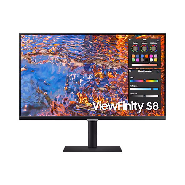 SAMSUNG 27 INCH VIEWFINITY S8 UHD 5MS 60HZ HIGH-RESOLUTION MONITOR USB TYPE-C LS27B800PXMXUE thumbnail 2