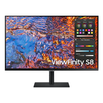 SAMSUNG 32 INCH VIEWFINITY S8 UHD 5MS 60HZ MONITOR USB TYPE-C LS32B800PXMXUE thumbnail 2