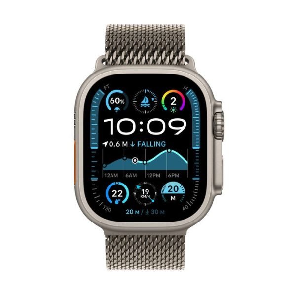 APPLE WATCH ULTRA 2  49MM GPS + CELLULAR (2024) NATURAL TITANIUM WITH NATURAL TITANIUM MILENSE LOOP MEDIUM MX5R3 thumbnail 2