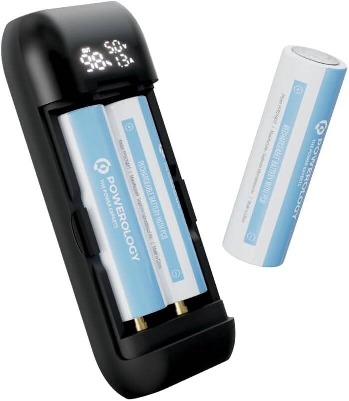 POWEROLOGY DIY CELL 10000+5000MAH POWERBANK BLACK PPBCHA61 thumbnail 2