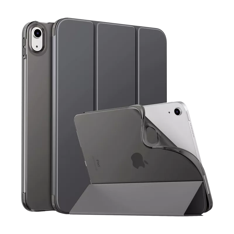 FASHION APPLE IPAD 10TH GEN 10.9 INCH LEATHER CASE GRAY thumbnail 2