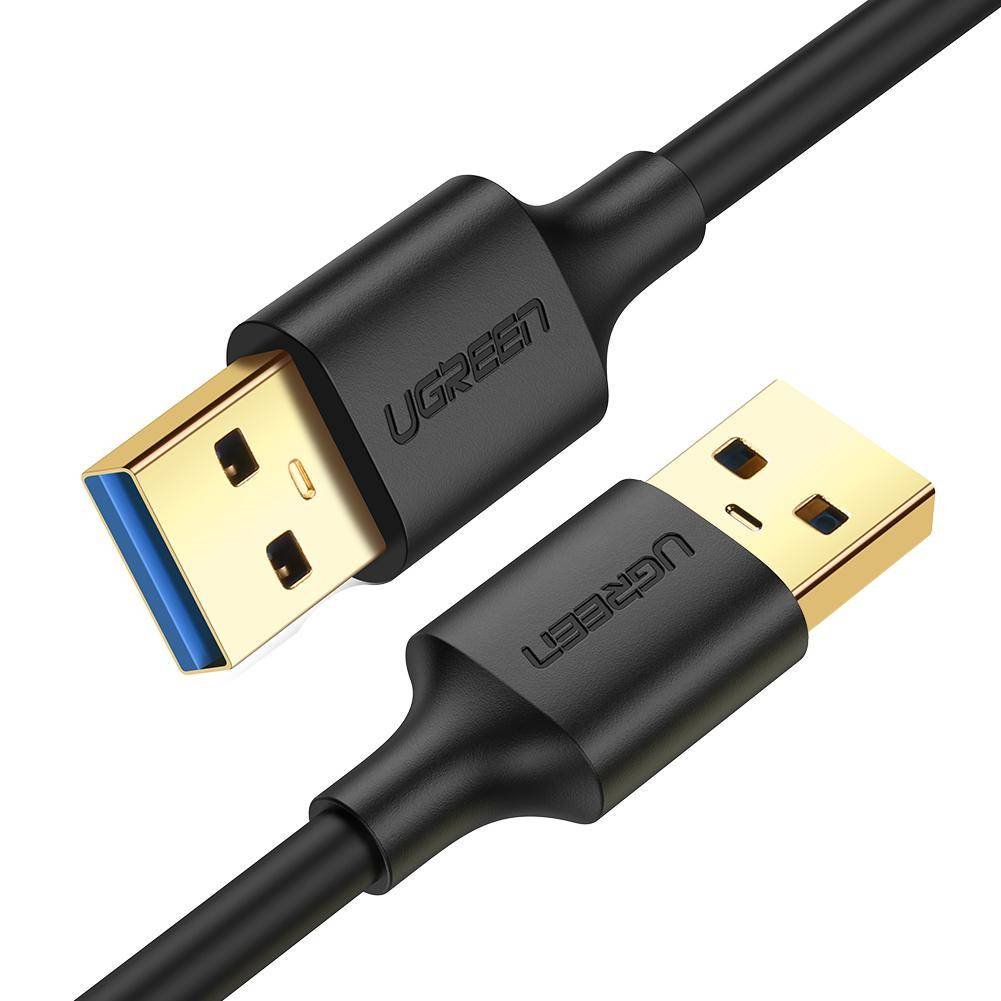 UGREEN USB-A 3.0 MALE TO MALE CABLE 2M BLACK 10371 thumbnail 2