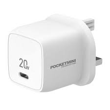 PAWA POCKETMINI TRAVEL CHAGER TYPE C PORT PD20W UK STANDARD WHITE PW-PM120WUK-WH thumbnail 2
