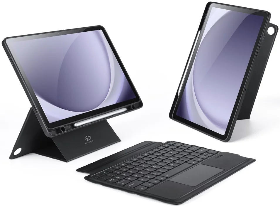 DUX DUCIS SAMSUNG GALAXY TAB A11 PLUS/ A9 PLUS MAGNETIC FOLIO KEYBOARD BLACK ARB/ENG DK-ALBYBG-020-CP thumbnail 2