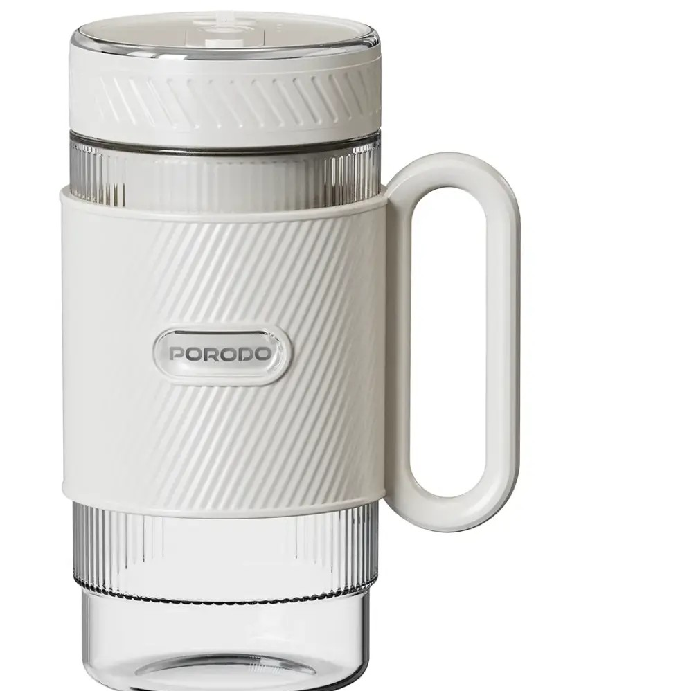 PORODO LIFESTYLE PORTABLE DUAL CUP SMOOTHIE BLENDER WHITE PDGCZ0710WH thumbnail 2