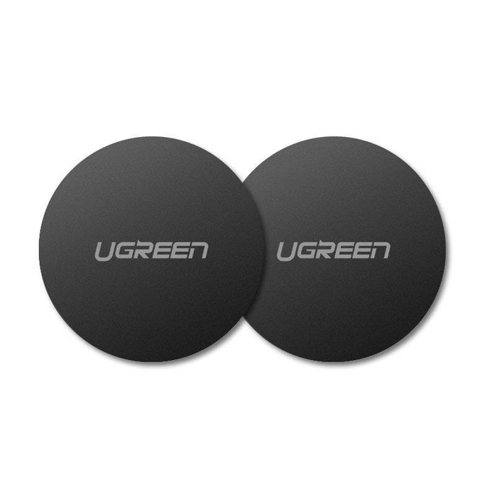 UGREEN ROUNDED METAL PLATE FOR MAGNETIC PHONE STAND 2 PACK BLACK 30836 thumbnail 2
