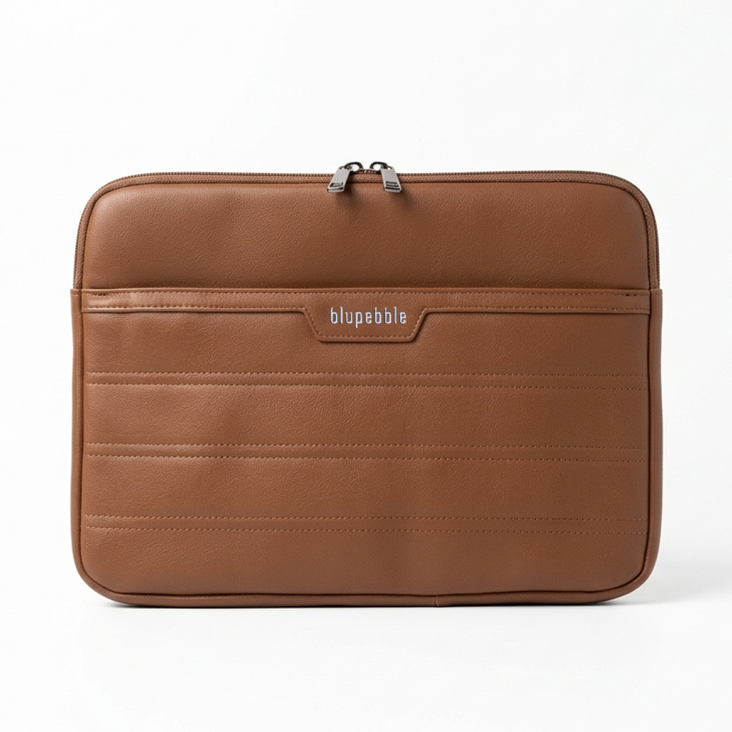 BLUPEBBLE MACBOOK SLEEVE 14 INCH ESSENTIAL BROWN BP-ESSENTIAL-BR thumbnail 2
