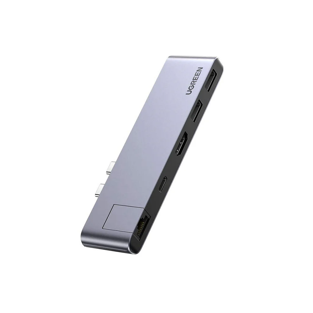UGREEN DUAL USB-C 6 IN 1 MULTIFUNCTIONAL CONVERTER 50984 thumbnail 2