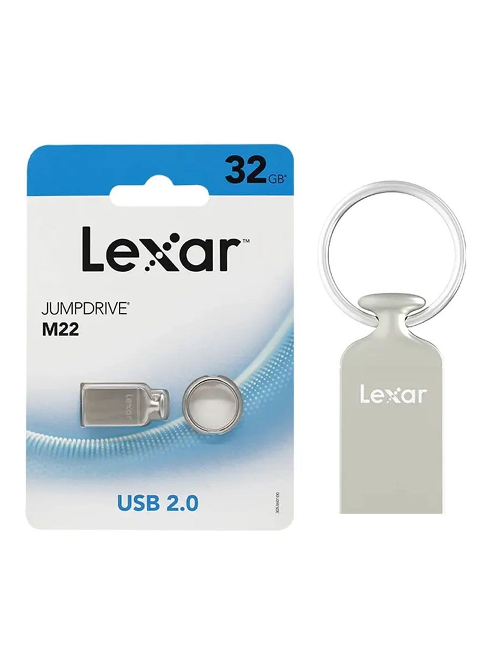 LEXAR JUMPDRIVE USB 2.0 32GB FLASH DRIVE M22 LJDM022032G-BNJNG thumbnail 2