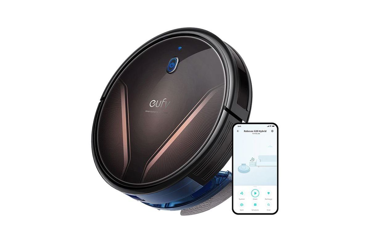 EUFY ROBOVAC G20 HYBRID 2 IN 1 VACUUM AND MOP CLEANER BLACK T2258K11 thumbnail 2