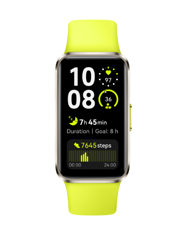 HUAWEI BAND 10 GREEN WITH GREEN FLUOROELASTOMER STRAP NOR-B29 thumbnail 2