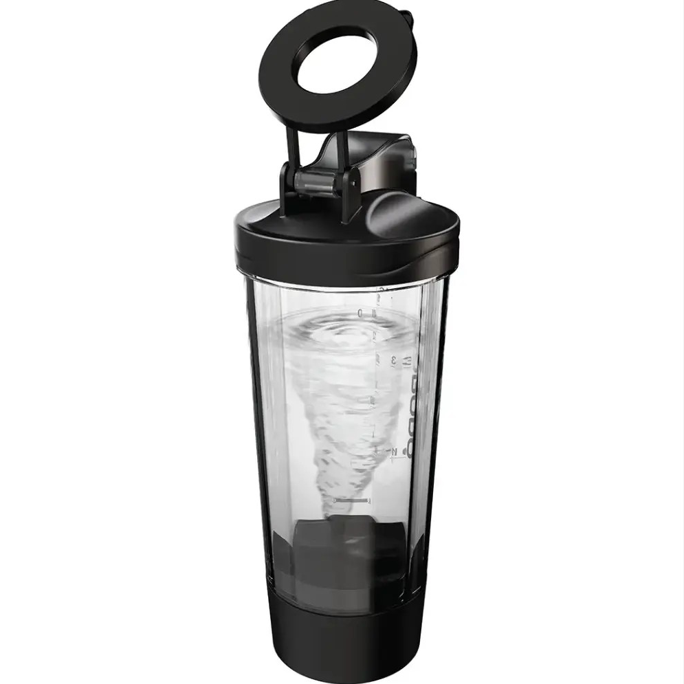 PORODO LIFESTYLE GRIP & MIX PROTEIN SHAKER BOTTLE BLACK PDFFX396FQ thumbnail 2