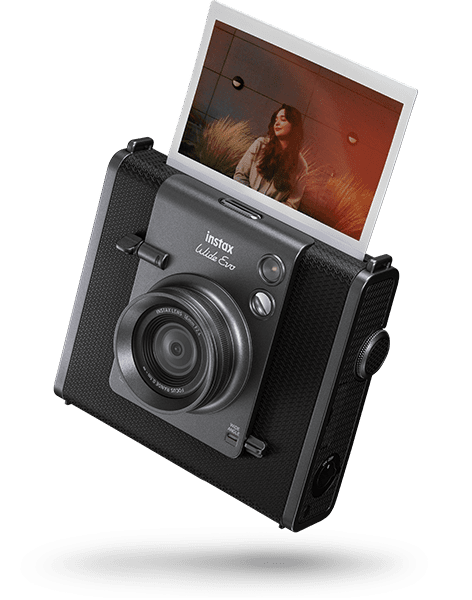 FUJIFILM INSTAX WIDE EVO HYBRID INSTANT CAMERA BLACK thumbnail 2