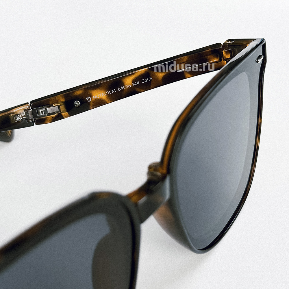 XIAOMI MIJIA FOLDING POLARIZED SUNGLASSES TORTOISE TURTLE BROWN MJTA01LM thumbnail 2