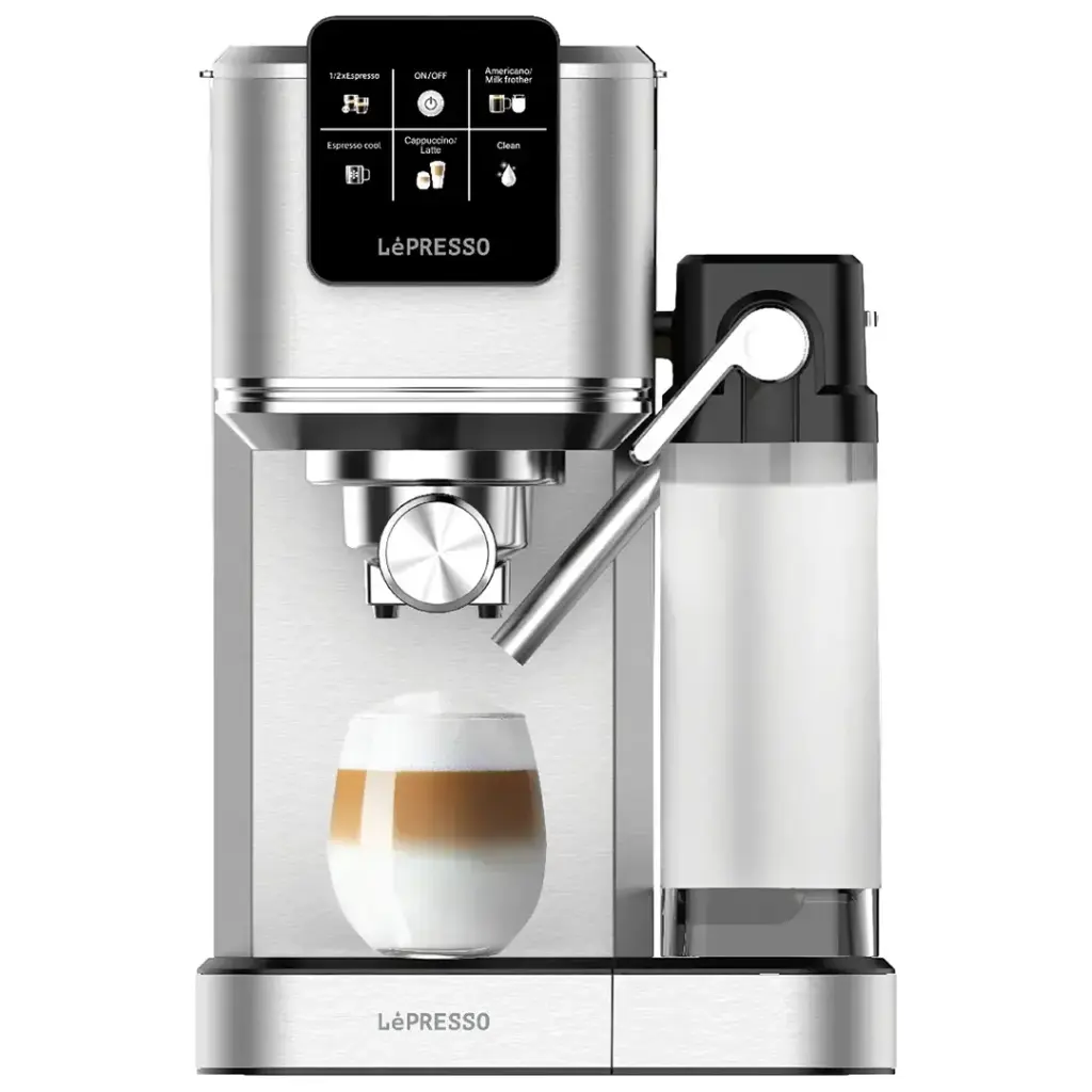 LEPRESSO LATTEO HOT COLD BREWING COFFEE MACHINE SILVER LPCFFTEM0071-SL thumbnail 2
