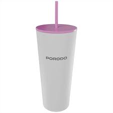 PORODO LIFESTYLE STAINLESS STEEL DOUBLE WALL TUMBLER WHITE PDLFSTDN027WH thumbnail 2