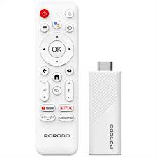 PORODO 4K ANDROID SMART STREAMING TV STICK WHITE PDH313WH thumbnail 2