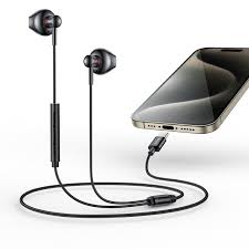 YESIDO ALUMINIUM ALLOY USB-C WIRED EARPHONE BLACK YH49 thumbnail 2