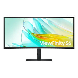 SAMSUNG VIEWFINITY S6 S65VC  WQHD 1000R CURVED MONITOR BLACK LS34C650VAMXUE thumbnail 2
