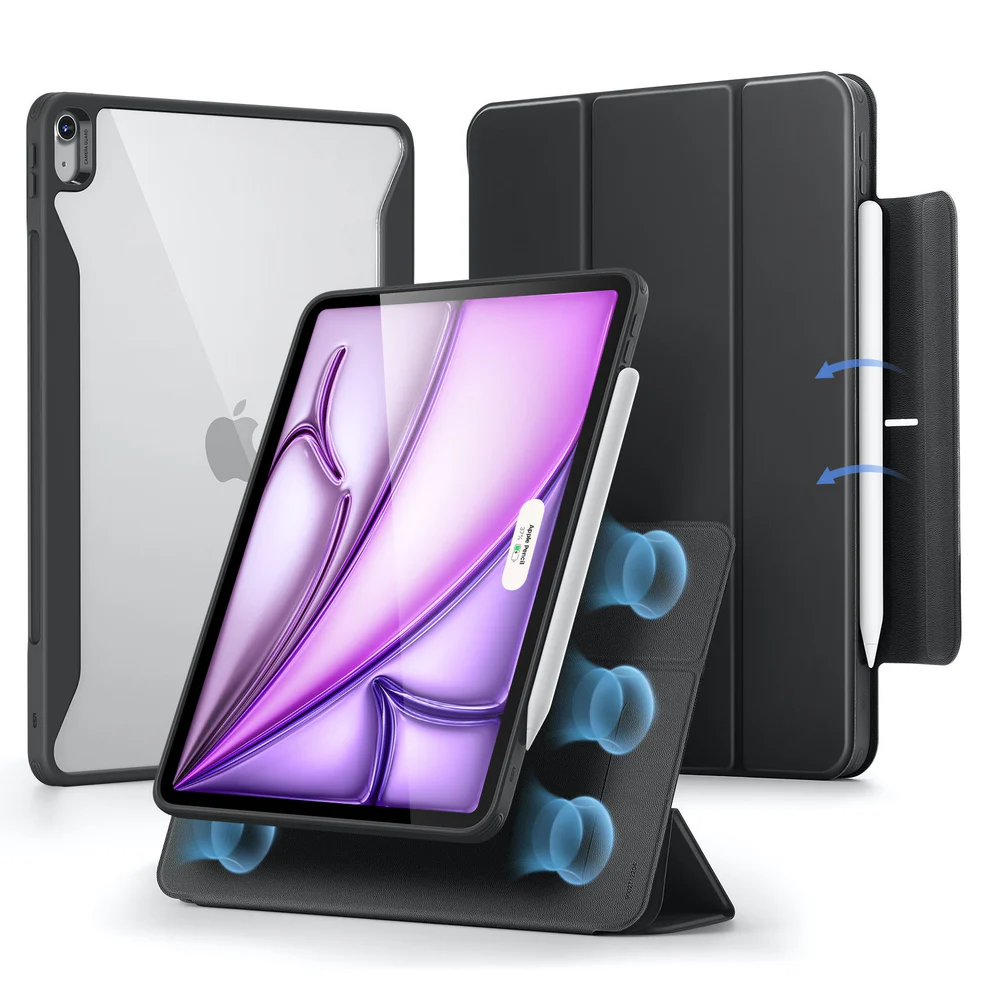 ESR REBOUND HYBRID CASE 360 COMPATIBLE WITH IPAD AIR 13 BLACK thumbnail 2