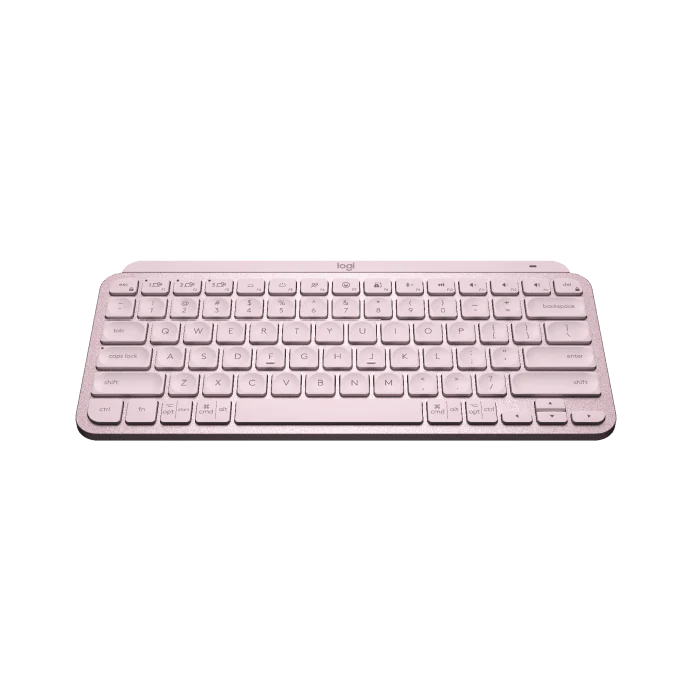 LOGITECH MX KEYS MINI MINIMALIST ILLUMINATED WIRELESS KEYBOARD PINK 920-010500 thumbnail 2