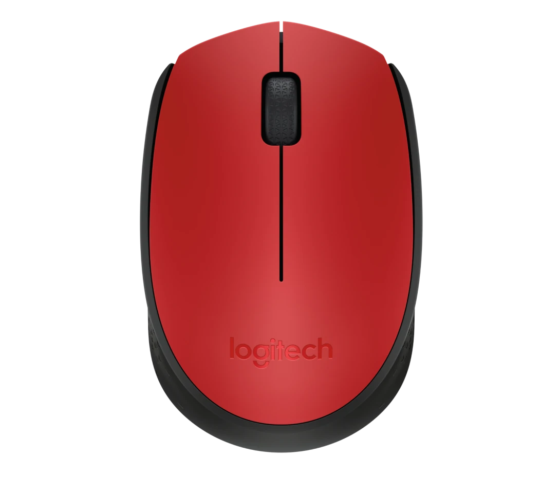 LOGITECH WIRELESS MOUSE M171 RED thumbnail 2