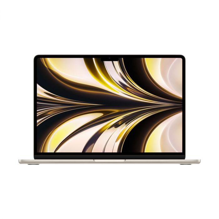APPLE MACBOOK AIR 13 INCH M2 CHIP 8 CORE CPU 8 CORE GPU 16GB 256GB STARLIGHT ARABIC MC7W4 thumbnail 2