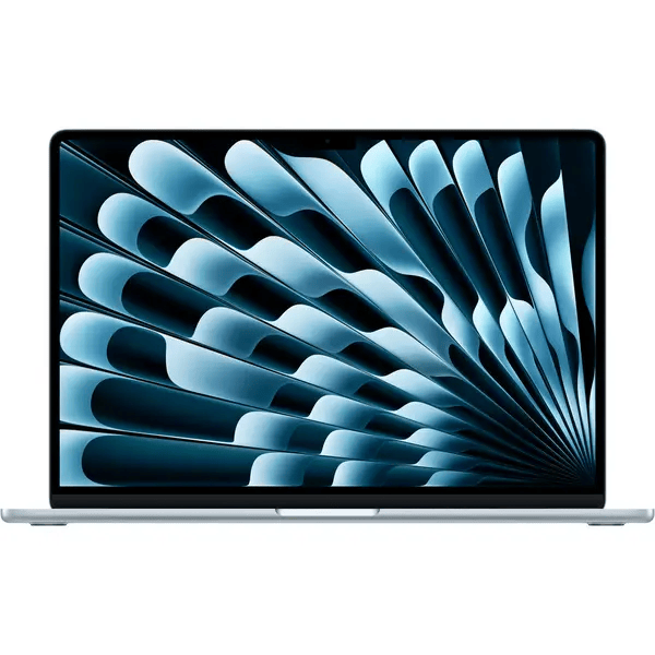 APPLE MACBOOK AIR 15-INCH M5 CHIP WITH 10 CORE CPU 10 CORE GPU 24GB 1TB ARABIC SKY BLUE MDVU4 thumbnail 2