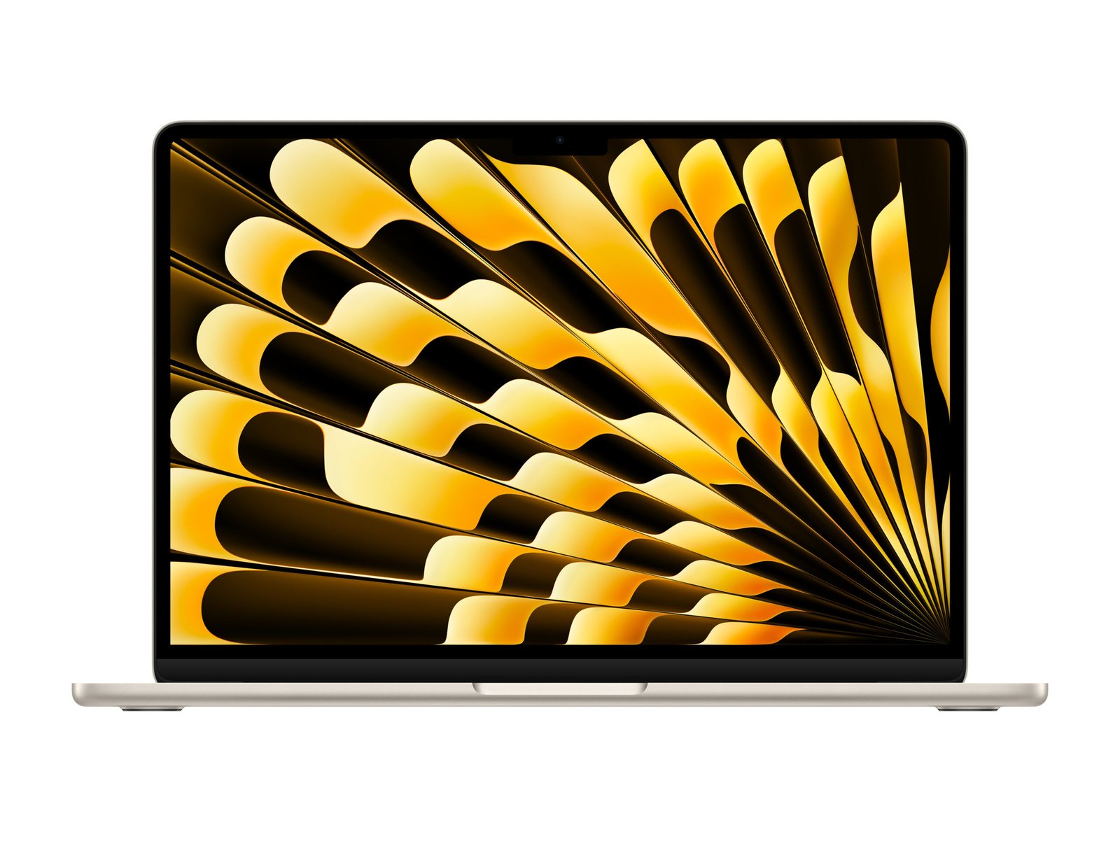 APPLE MACBOOK AIR 13 INCH M3 CHIP 8 CORE CPU 8 CORE GPU 8GB 256GB STARLIGHT ARABIC MRXT3 thumbnail 2