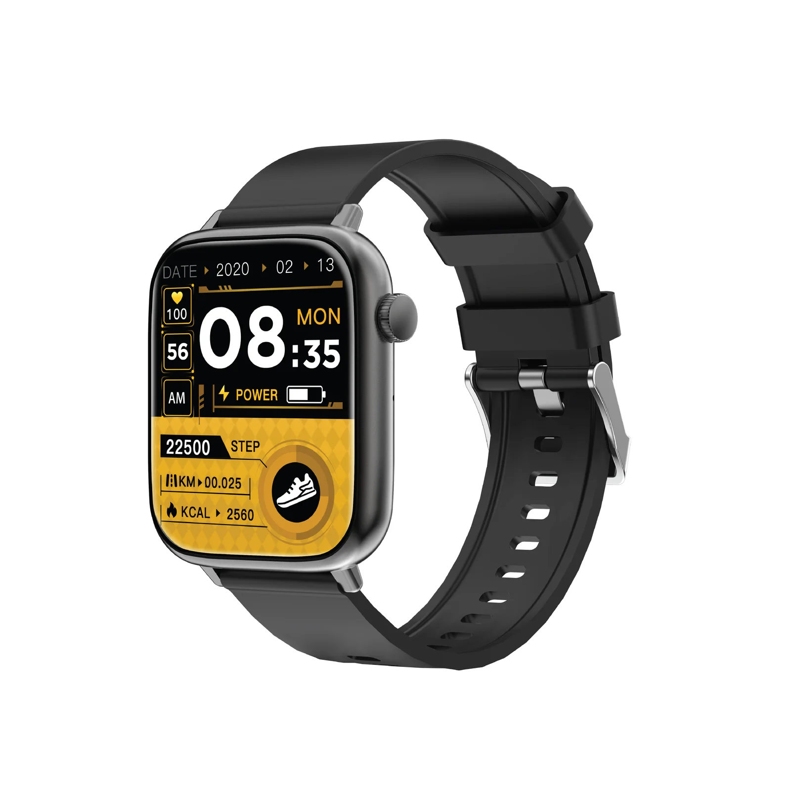 PAWA PLUSE SMART WATCH WITH 1.85 INCH HD DISPLAY BLACK PW-STWFTB15-BK thumbnail 2