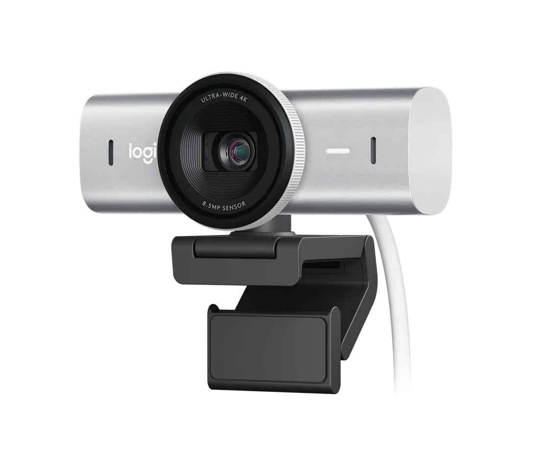 LOGITECH MX BRIO 4K ULTRA HD WEBCAM PALE GRAY 960-001554 thumbnail 2
