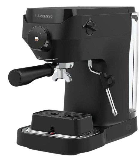 LEPRESSO LUCENERO 19 BAR COFFEE MACHINE WITH LCD SCREEN BLACK LPCFFLN0081BK thumbnail 2