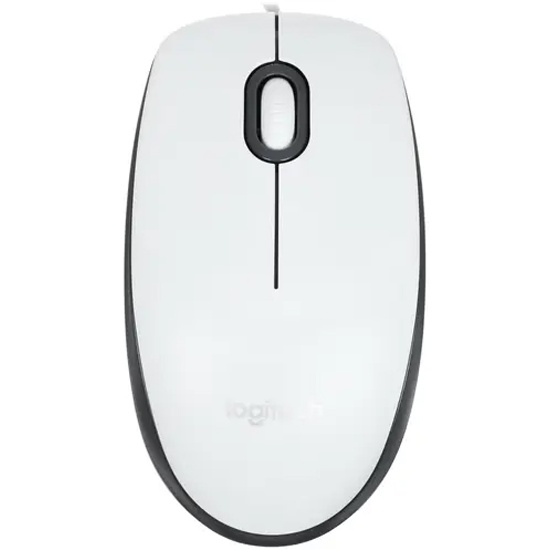 LOGITECH M100R FULL SIZE CORDED MOUSE WHITE 910-005007 thumbnail 2