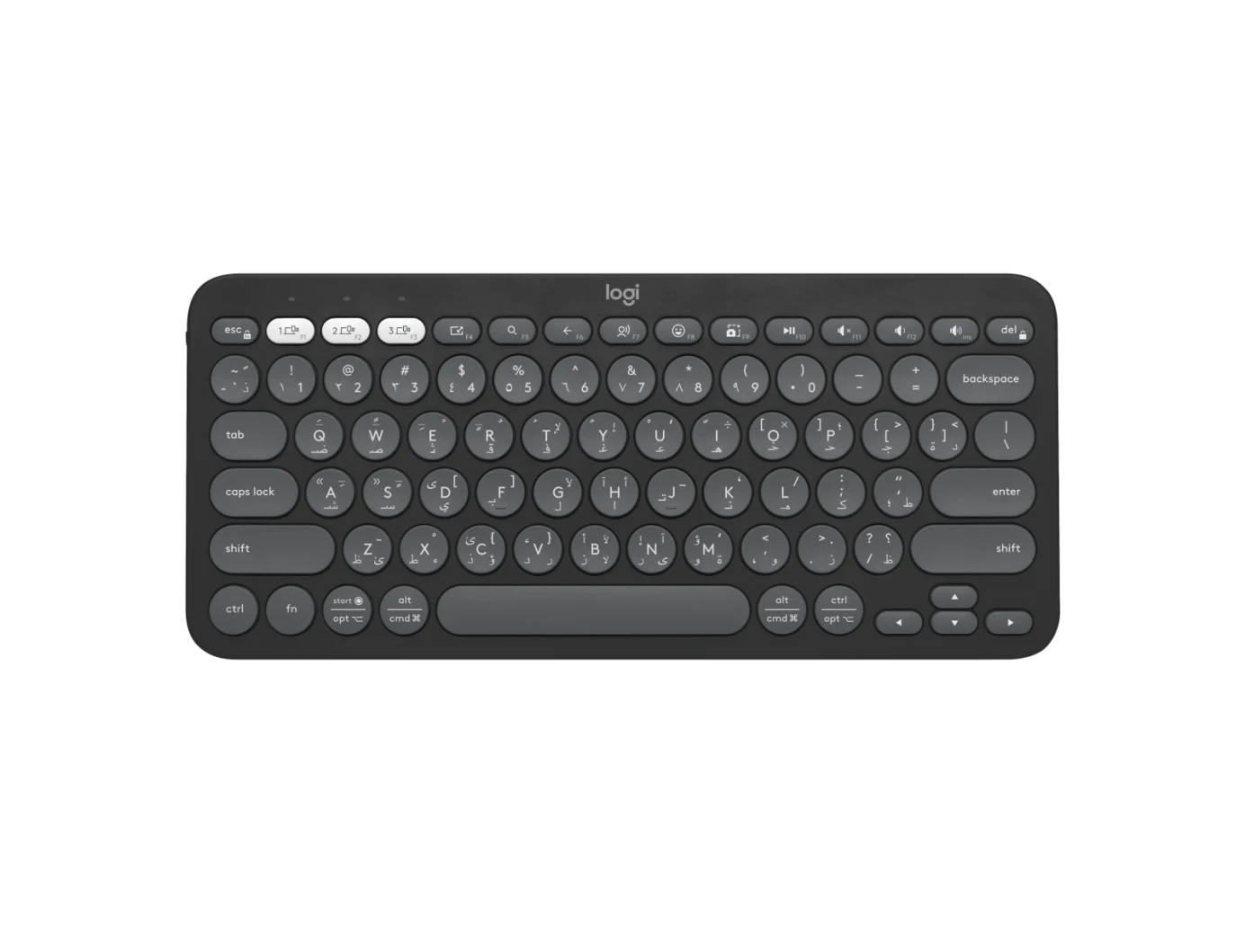 Logitech Pebble Keys 2 Multi-Device Portable Keyboard K380S Graphite 920-011867 thumbnail 2