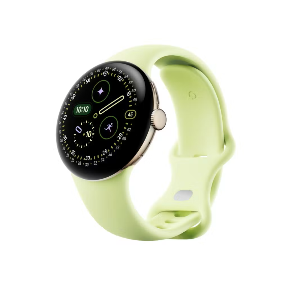 GOOGLE PIXEL WATCH 4 41MM WIFI SMART WATCH CHAMPAGNE GOLD/LEMONGRASS thumbnail 2