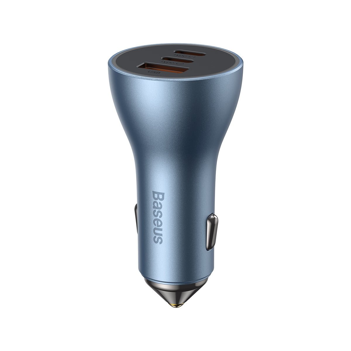 BASEUS GOLDEN CONTACTOR PRO DUAL QUICK CHARGR CAR CHARGER GC PRO TYPE-C + TYPE C 65W GRAY CGJP010013.GY thumbnail 2