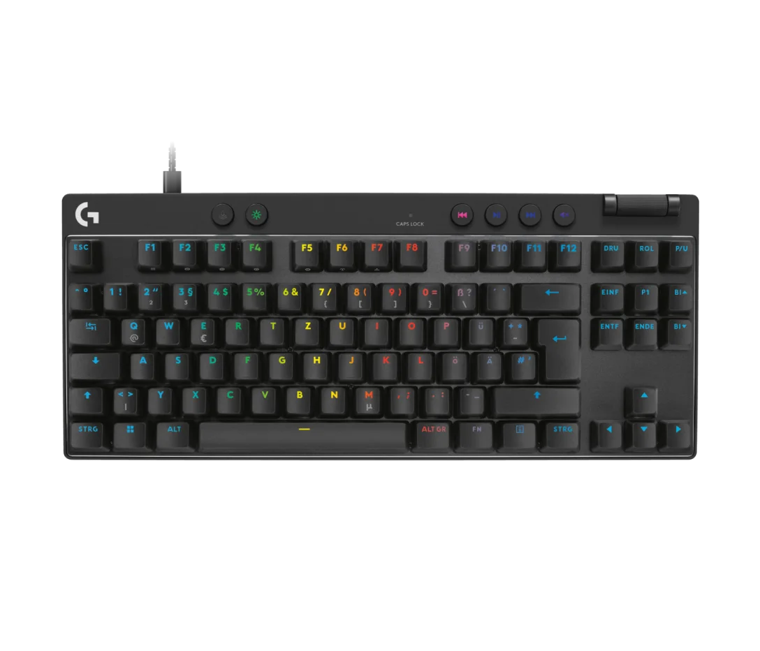 LOGITECH PRO X TKL RAPID GAMING KEYBOARD BLACK 920-013233 thumbnail 2