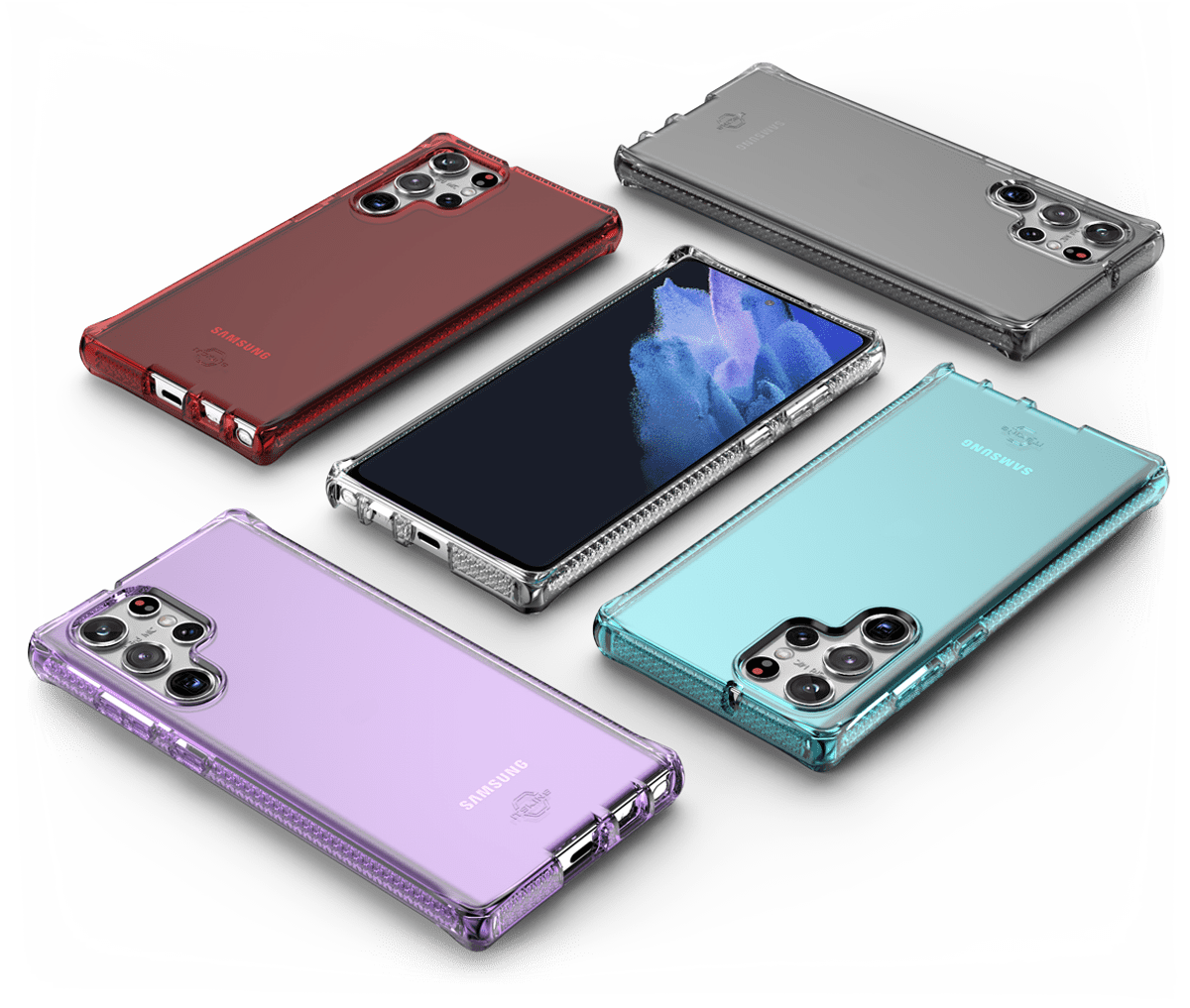 IT SKINS SPECTRUM CLEAR CASE FOR SAMSUNG GALAXY S22 ULTRA thumbnail 2