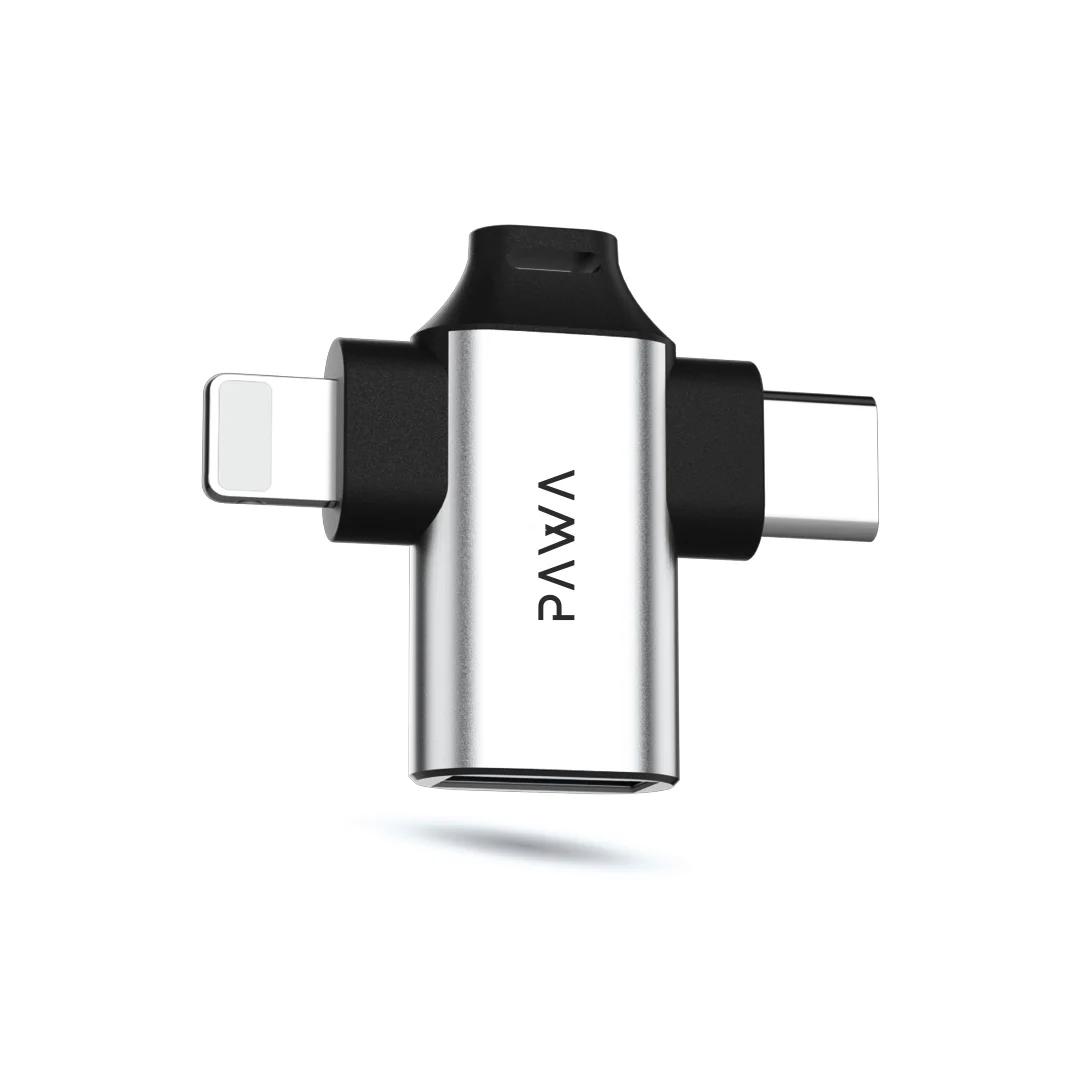 PAWA 3 IN 1 OTG ADAPTER PW-OTG31B30 thumbnail 2