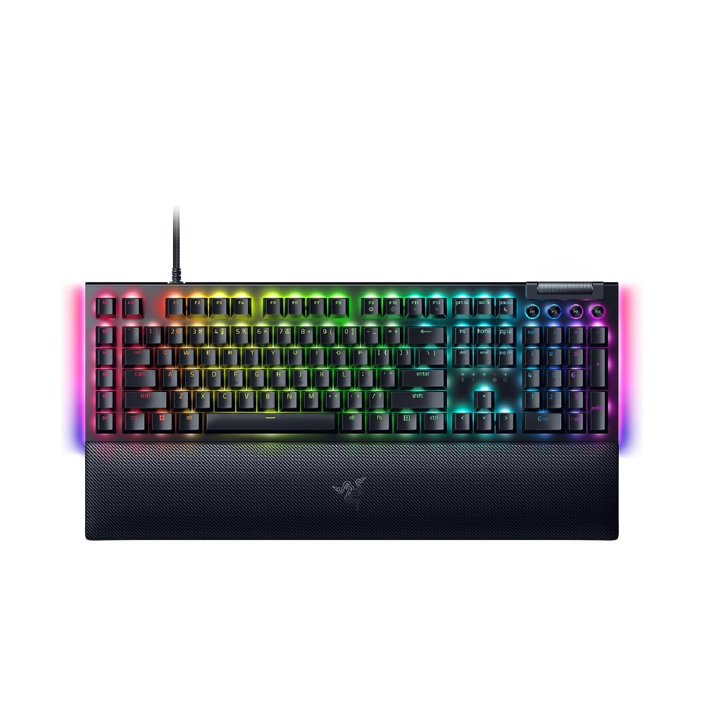 RAZER BLACKWIDOW V4 KEYBOARD GREEN SWITCH LAYOUT FRML RZ03-04690100-R3M1 thumbnail 2